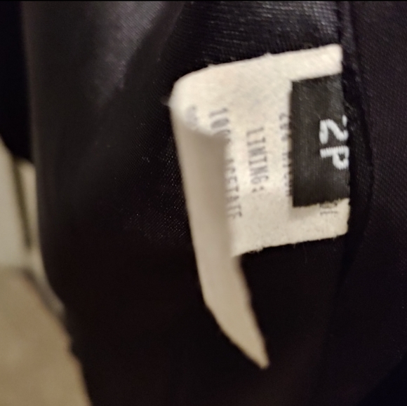 Petite Sophisticate Black Women's Double layered Trench Coat - Picture 8 of 8